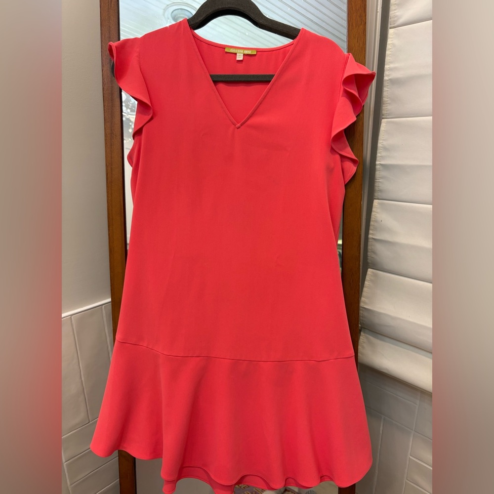 Gianni Bini Emily Ruffle Sleeve Dress size M